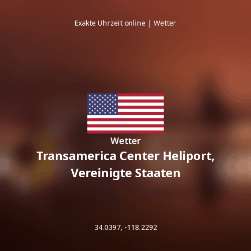 Wetter in Transamerica Center Heliport, Vereinigte Staaten