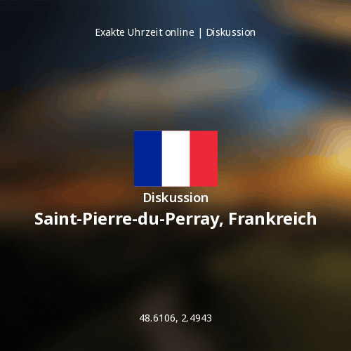 Diskussion über Saint-Pierre-du-Perray, Frankreich