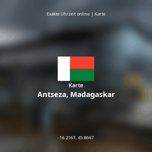 Karte von Antseza, Madagaskar