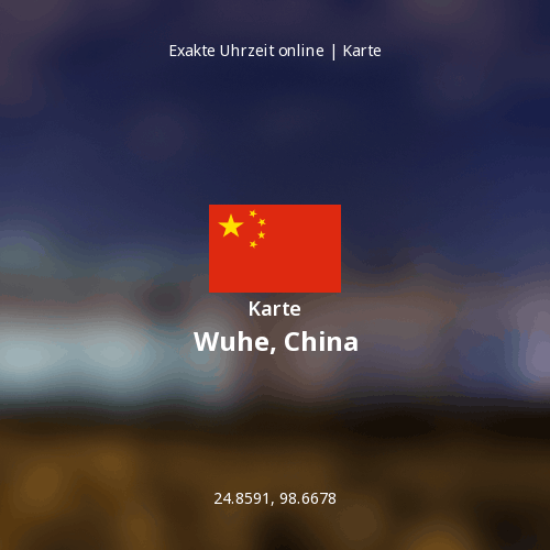 Karte von Wuhe, China