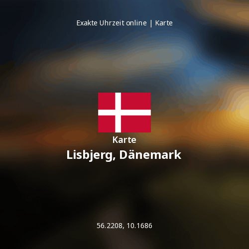 Karte von Lisbjerg, Dänemark