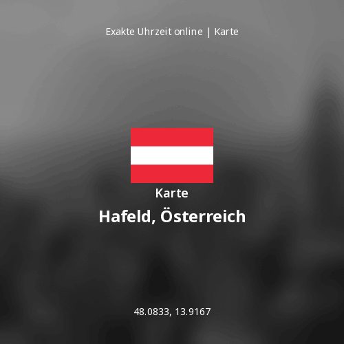 Karte von Hafeld, Österreich