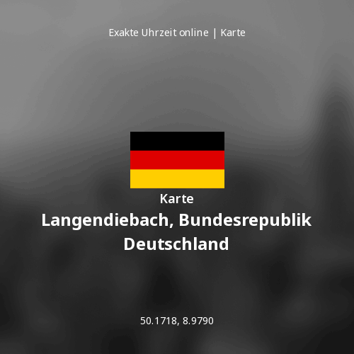 Karte von Langendiebach, Bundesrepublik Deutschland