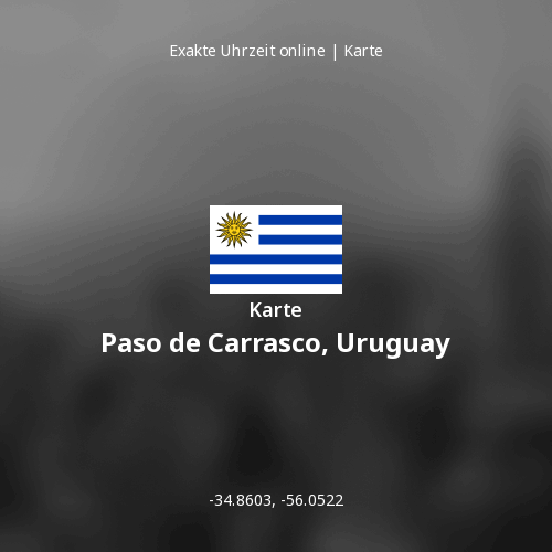 Karte von Paso de Carrasco, Uruguay