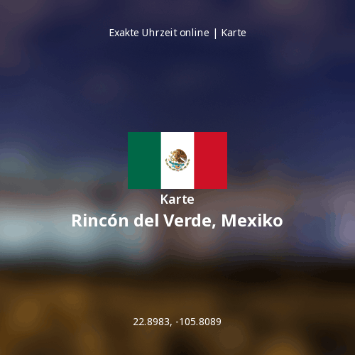 Karte von Rincón del Verde, Mexiko