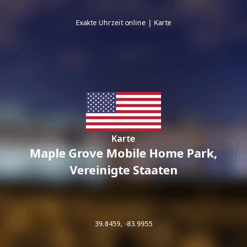 Karte von Maple Grove Mobile Home Park, Vereinigte Staaten