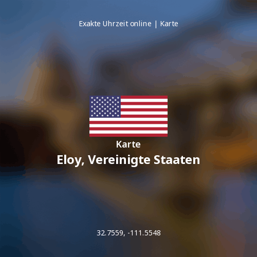Karte von Eloy, Vereinigte Staaten