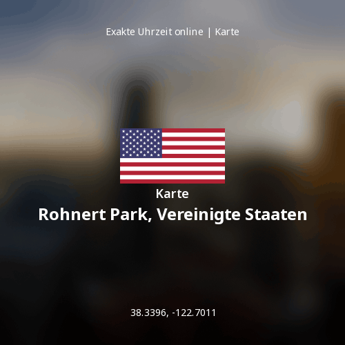 Karte von Rohnert Park, Vereinigte Staaten