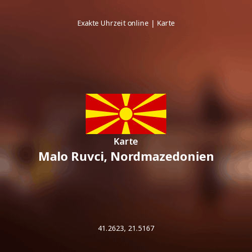 Karte von Malo Ruvci, Nordmazedonien