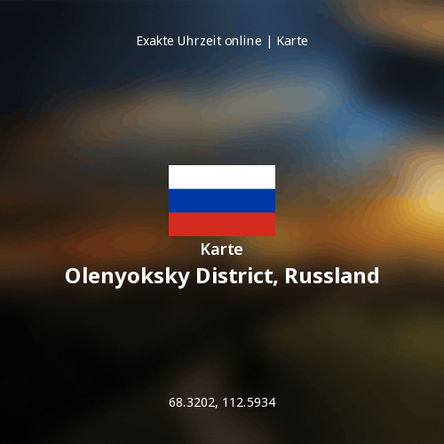 Karte von Olenyoksky District, Russland