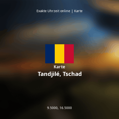 Karte von Tandjilé, Tschad