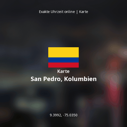 Karte von San Pedro, Kolumbien