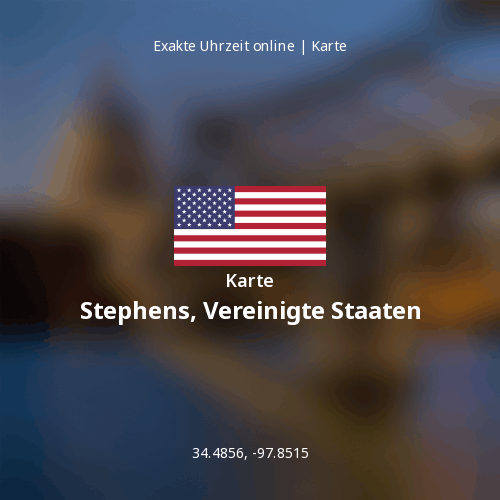 Karte von Stephens, Vereinigte Staaten