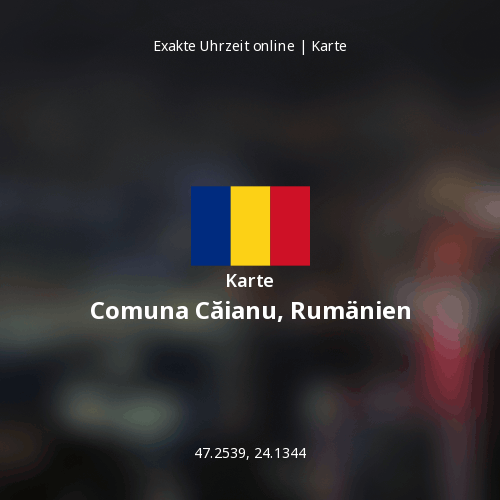 Karte von Comuna Căianu, Rumänien