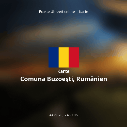 Karte von Comuna Buzoeşti, Rumänien