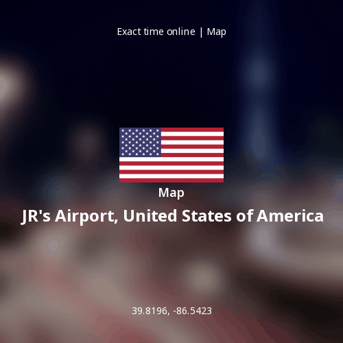 Map of JR's Airport, United States of America