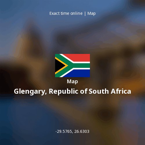 Map of Glengary, Republic of South Africa