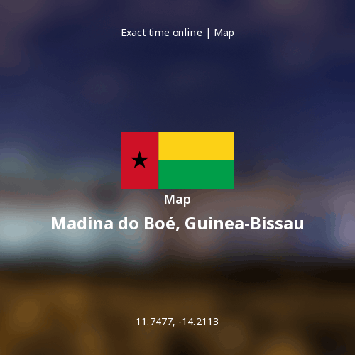 Map of Madina do Boé, Guinea-Bissau