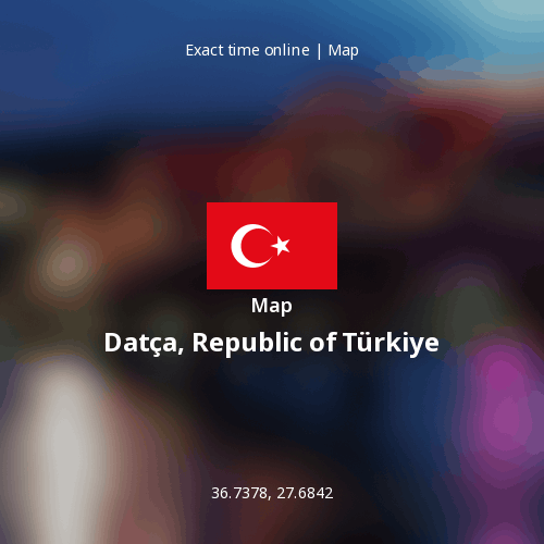 Map of Datça, Republic of Türkiye