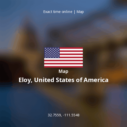 Map of Eloy, United States of America