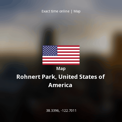 Map of Rohnert Park, United States of America