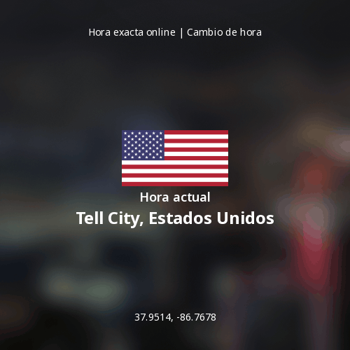 Hora actual en Tell City, Estados Unidos