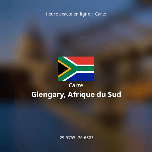 Carte de Glengary, Afrique du Sud