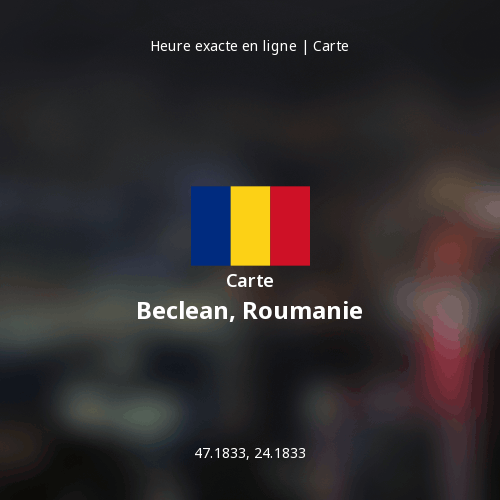 Carte de Beclean, Roumanie