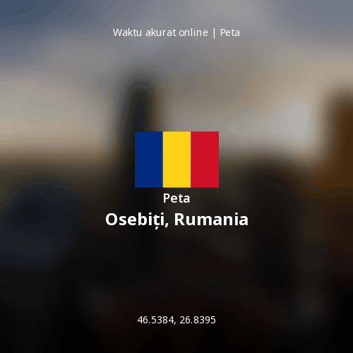 Peta Osebiți, Rumania