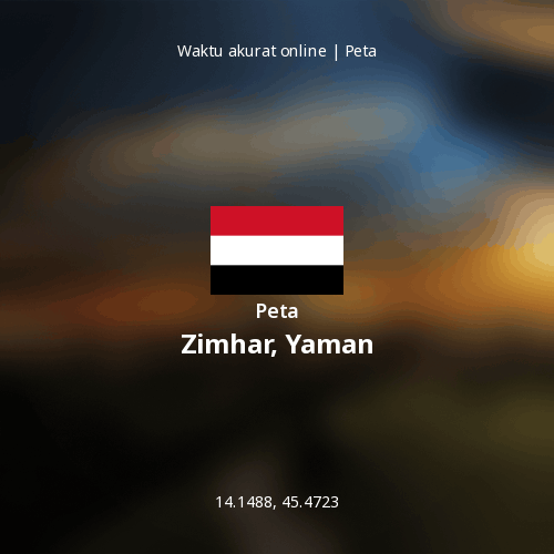 Peta Zimhar, Yaman