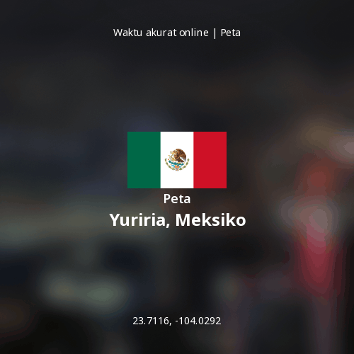 Peta Yuriria, Meksiko