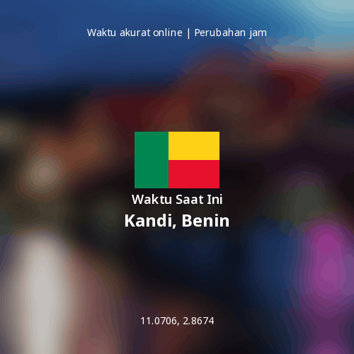 Waktu Saat Ini di Kandi, Benin