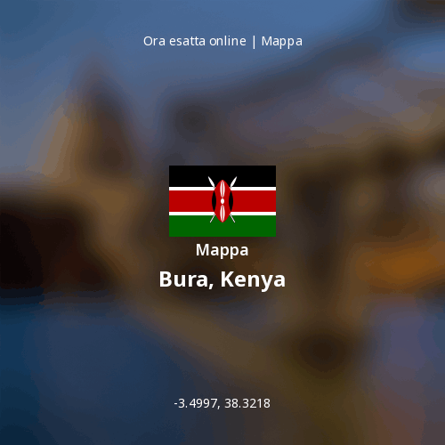 Mappa di Bura, Kenya