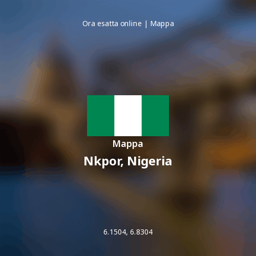 Mappa di Nkpor, Nigeria