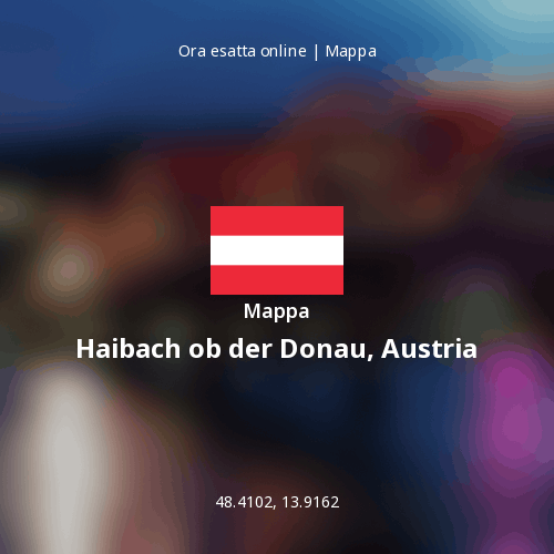 Mappa di Haibach ob der Donau, Austria