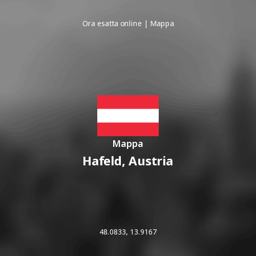 Mappa di Hafeld, Austria