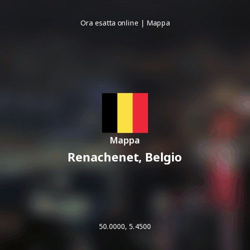 Mappa di Renachenet, Belgio