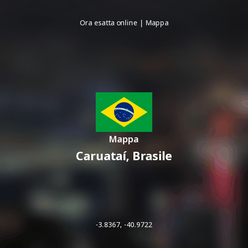 Mappa di Caruataí, Brasile