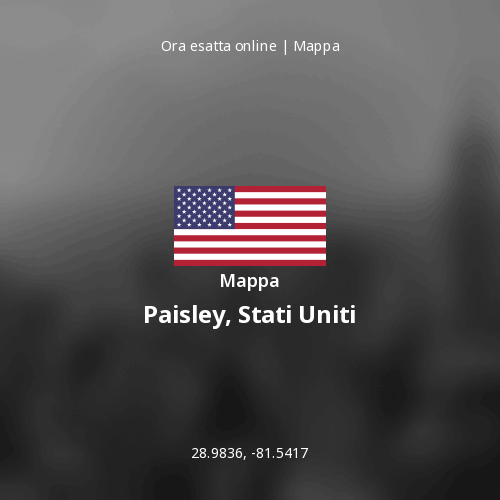 Mappa di Paisley, Stati Uniti