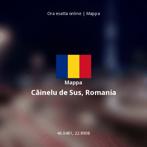 Mappa di Căinelu de Sus, Romania