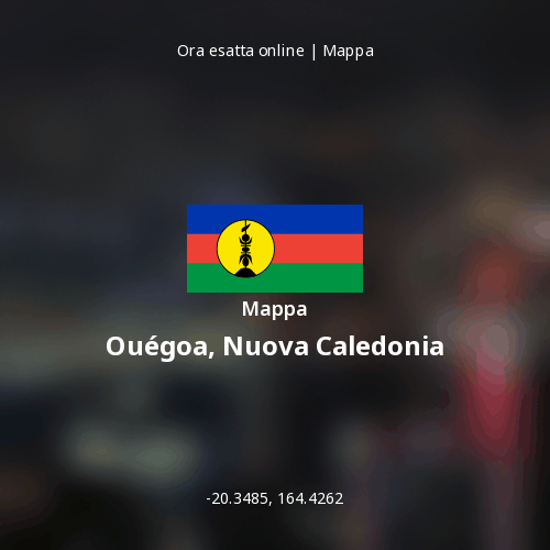 Mappa di Ouégoa, Nuova Caledonia
