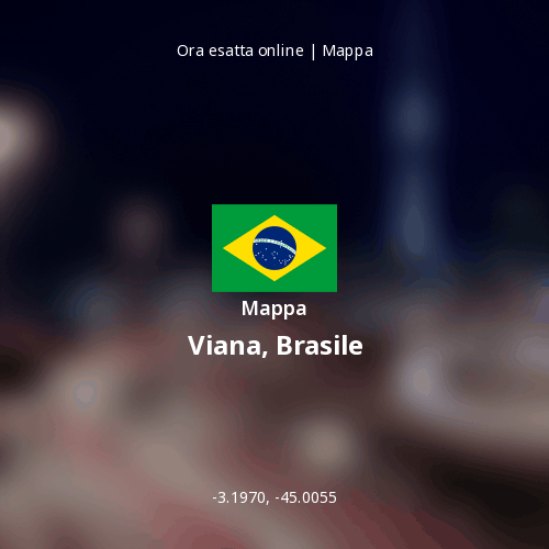 Mappa di Viana, Brasile