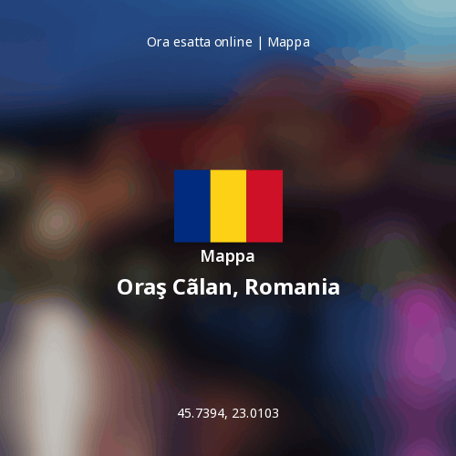Mappa di Oraş Cãlan, Romania