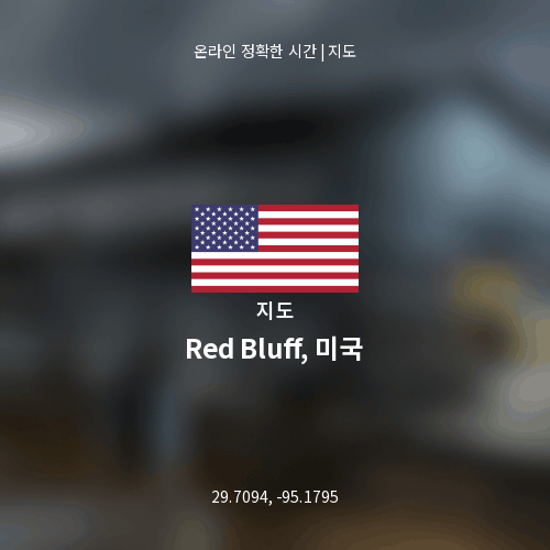 Red Bluff, 미국 지도