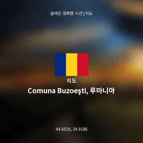 Comuna Buzoeşti, 루마니아 지도