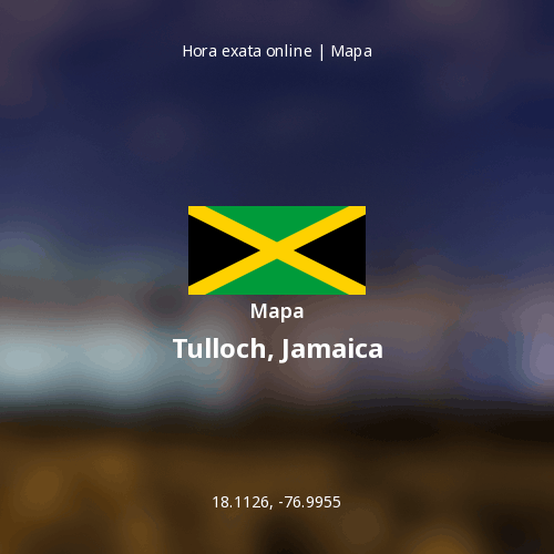 Mapa de Tulloch, Jamaica