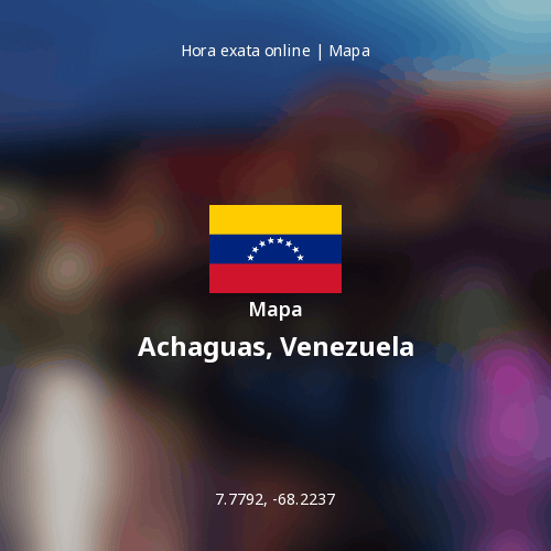 Mapa de Achaguas, Venezuela