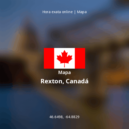 Mapa de Rexton, Canadá