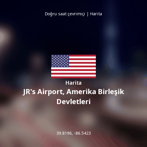 JR's Airport, Amerika Birleşik Devletleri haritası