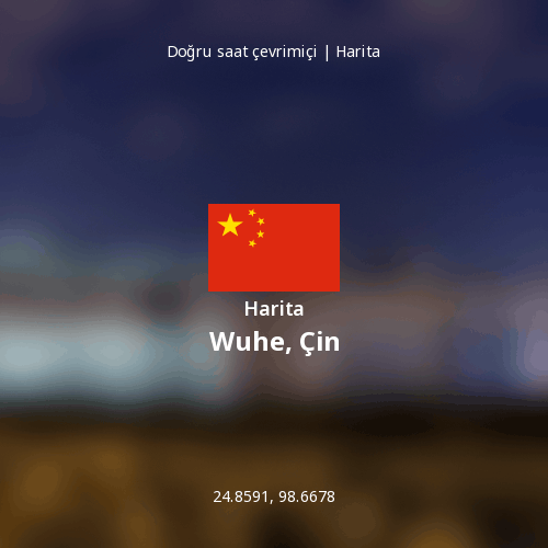 Wuhe, Çin haritası